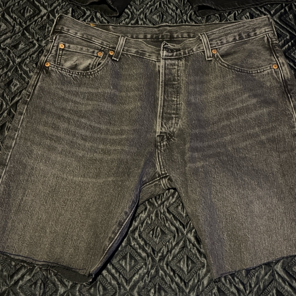 Levi's Black Jean Shorts for Men